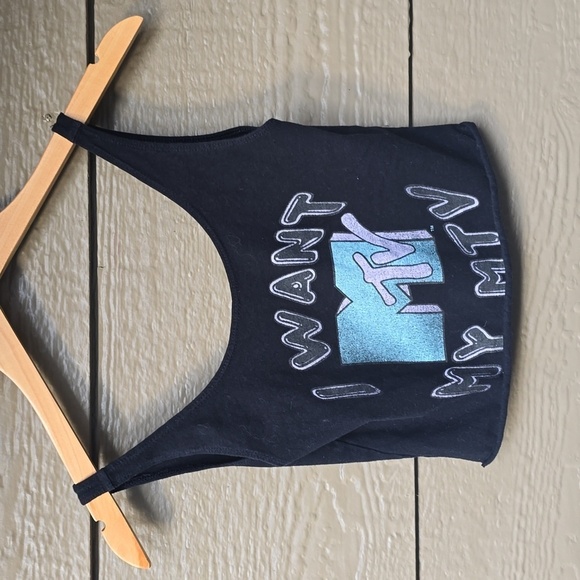 American Eagle x MTV I Want My MTV crop tank S - Picture 2 of 5